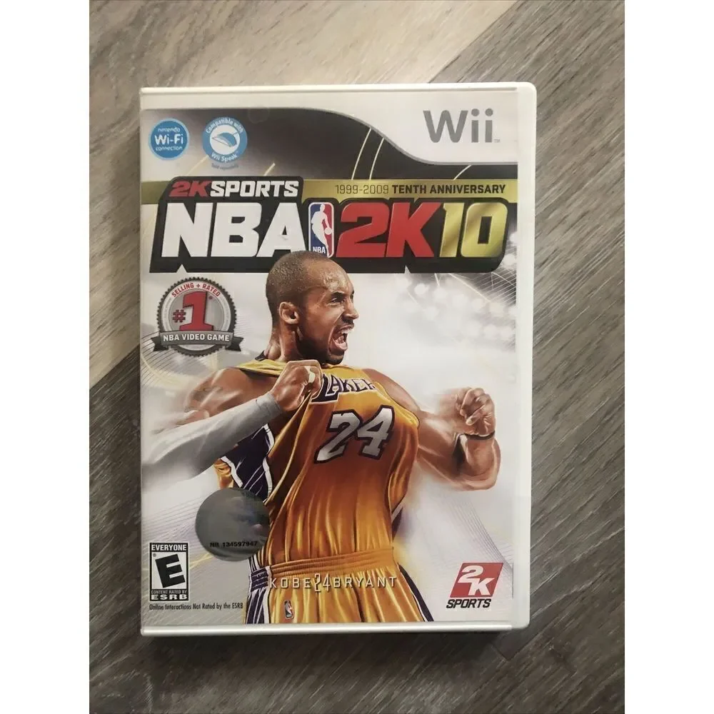 *NBA 2K10 (Nintendo Wii, 2009) Complete w Manual